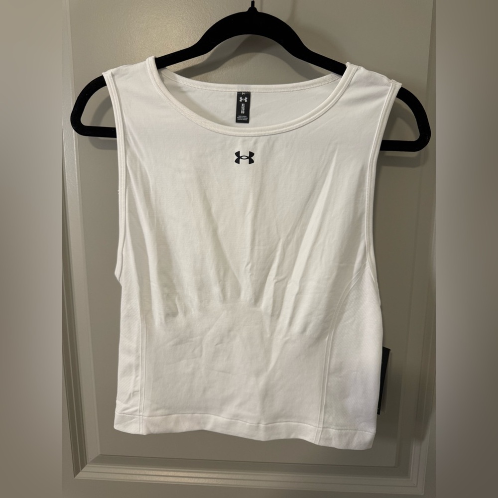 🤍 NWT! 🤍 Under Armour Women's Classic White Tank Top